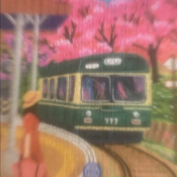 Puzzle by Pieces and Peace. 500ct. Fuji Blossoms - Picture 2 of 9